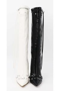 Studded, toe boot